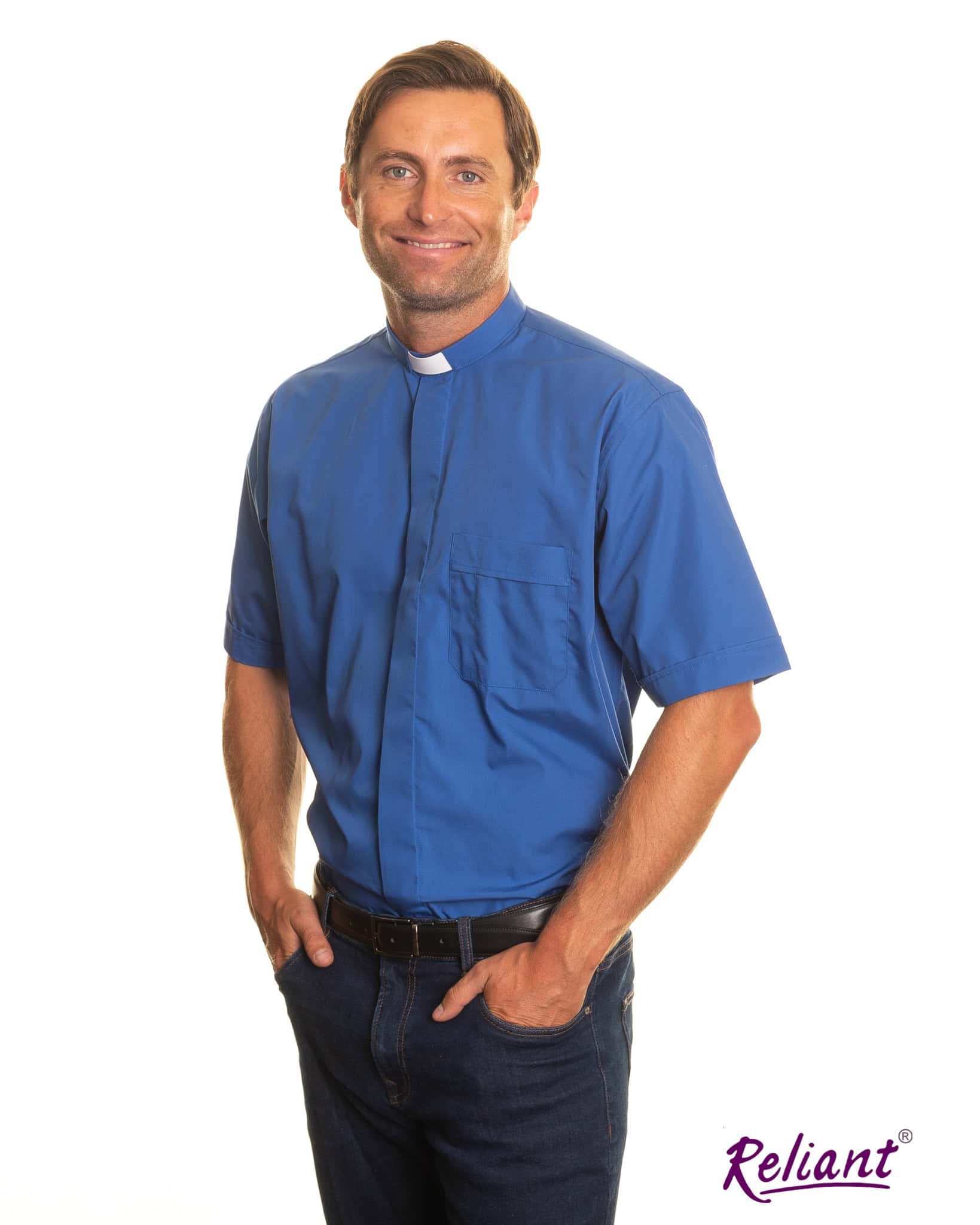 Denim 2024 clergy shirt